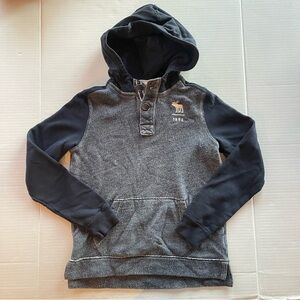 Abercrombie Kids hoodie sweater 13/14 Blue and Grey Colors .